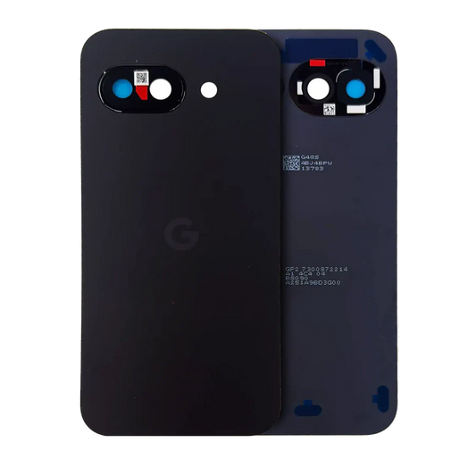 Back Cover Glass Compatible For Google Pixel 9a Replacement (Obsidian)