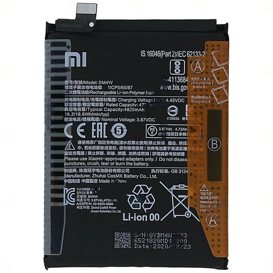 Original BM4W Battery For Xiaomi Mi 10T Lite 5G